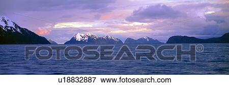 Stock Photo - Resurrection Bay and Kenai Fjords National Park. Fotosearch