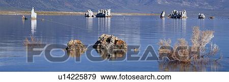 Stock Photo - Mono Lake, Tufa Rock. Fotosearch