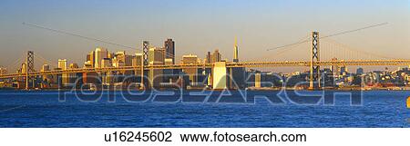 Bay Bridge & San Francisco View Large Photo Image Stock Image - Bay Bridge & San Francisco. Fotosearch