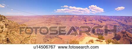 Stock Photo - Edge of South Rim of Grand Canyon National Park. Fotosearch