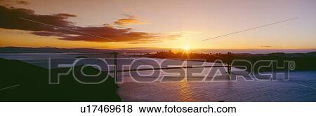 Golden Gate & San Francisco from Marin Headlands, Sunset, View Large Photo Image Stock Photo - Golden Gate & San Francisco from Marin Headlands, Sunset,. Fotosearch