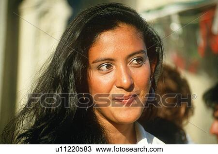A young Mexican-American woman smiling View Large Photo Image Stock Image - A young Mexican-American woman smiling. Fotosearch