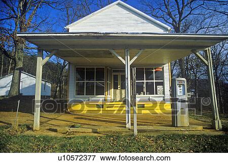 Stock Photo - Empty gas station. Fotosearch