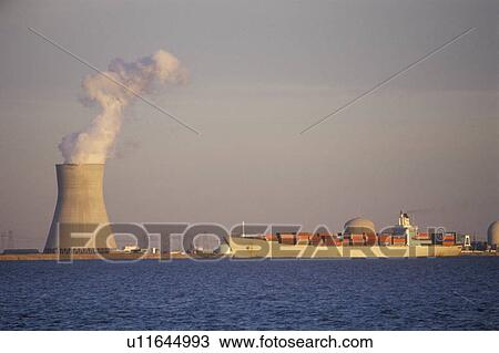 Nuclear Power Plant View Large Photo Image Stock Image - Nuclear Power Plant. Fotosearch