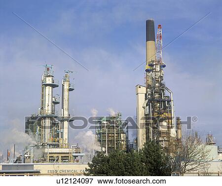 Oil refinery View Large Photo Image Stock Photo - Oil refinery. Fotosearch