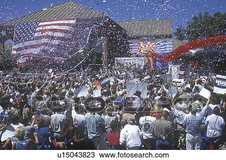 George W. Bush, Mrs. Bush and politicians viewed by spectators at train station for campaign whistle-stop tour, 2000 View Large Photo Image Stock Image - George W. Bush, Mrs. Bush and politicians viewed by spectators at train station for campaign whistle-stop tour, 2000. Fotosearch