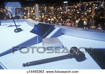Podium gavel at the 2000 Democratic Convention at the Staples Center View Large Photo Image Stock Image - Podium gavel at the 2000 Democratic Convention at the Staples Center. Fotosearch