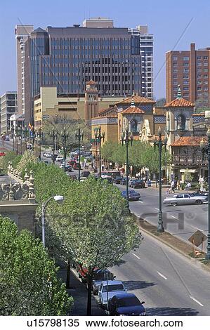Stock Photography - The Plaza in downtown Kansas City. Fotosearch