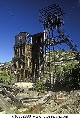 New Mexico Ghost Town View Large Photo Image Stock Photograph - New Mexico Ghost Town. Fotosearch