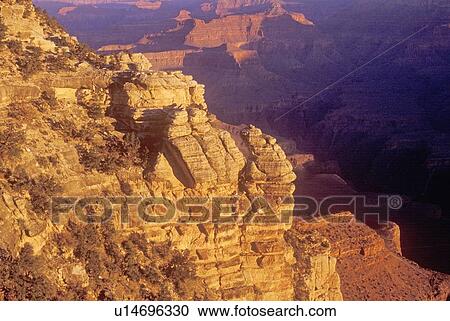 Stock Image - South Rim of the Grand Canyon. Fotosearch
