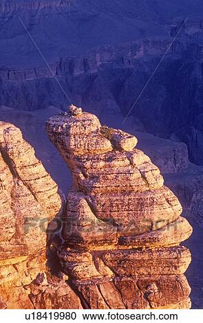 Stock Image - South Rim of the Grand Canyon. Fotosearch