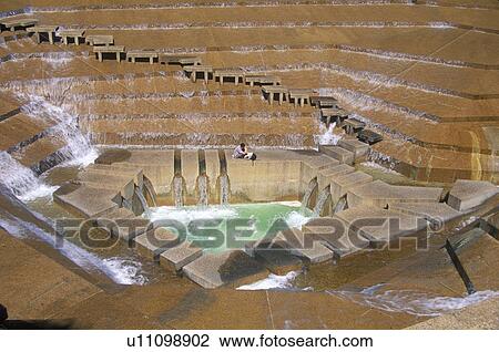 Stock Image - Watergarden Fountain. Fotosearch