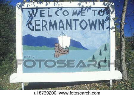 A sign that reads “Entering Germantown” View Large Photo Image Stock Image - A sign that reads “Entering Germantown”. Fotosearch