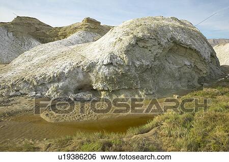 Stock Photograph - Salt Flats in the spring of Death Valley National Park, CA. Fotosearch