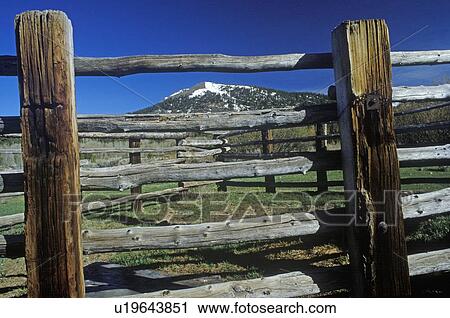 Stock Image - Corral, Sierra Nevada. Fotosearch
