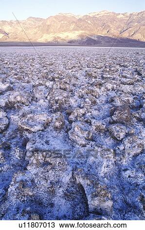 Stock Image - Dry Lake Bed, Death Valley. Fotosearch