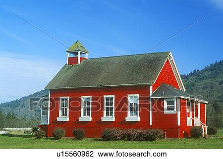 Red, one-room schoolhouse View Large Photo Image Stock Image - Red, one-room schoolhouse. Fotosearch
