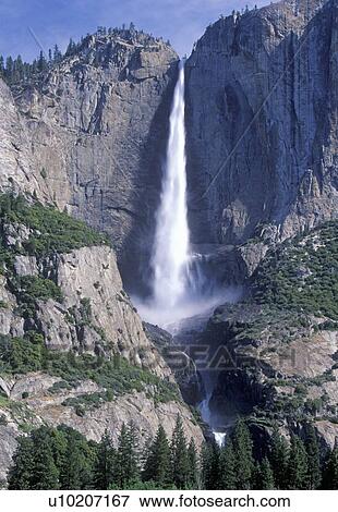 Stock Photo - Yosemite Falls, Yosemite National Park. Fotosearch