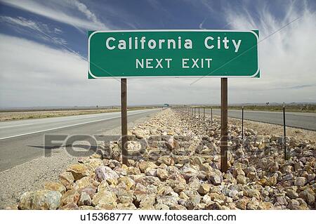 A road sign announcing arrival at California City View Large Photo Image Stock Photo - A road sign announcing arrival at California City. Fotosearch