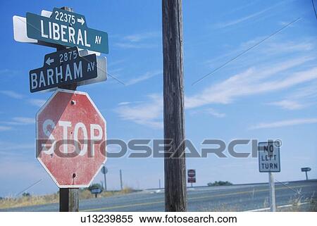 A sign that reads “Liberal Av” View Large Photo Image Stock Photography - A sign that reads “Liberal Av”. Fotosearch