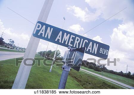 A sign that reads “Pan American” View Large Photo Image Stock Photography - A sign that reads “Pan American”. Fotosearch