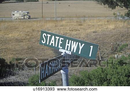 California Route 1 sign View Large Photo Image Stock Image - California Route 1 sign. Fotosearch