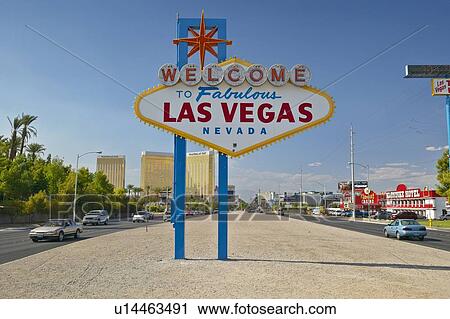 Colorful sign reads “Welcome to Fabulous Las Vegas, Nevada” in daytime with blue sky View Large Photo Image Stock Image - Colorful sign reads “Welcome to Fabulous Las Vegas, Nevada” in daytime with blue sky. Fotosearch