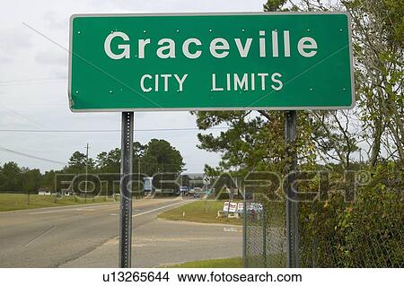 Picture - Graceville City in southeast of USA and Florida. Fotosearch