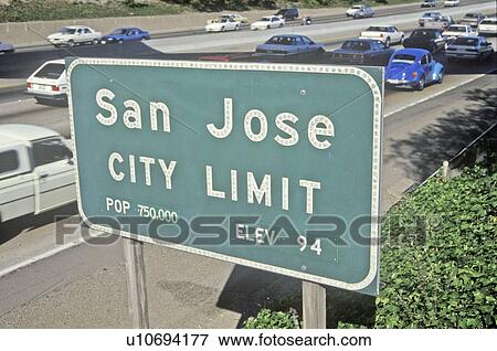 “San Jose City Limit” sign, San Jose, Silicon Valley View Large Photo Image Stock Photo - “San Jose City Limit” sign, San Jose, Silicon Valley. Fotosearch