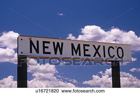 Welcome to New Mexico Sign View Large Photo Image Stock Image - Welcome to New Mexico Sign. Fotosearch