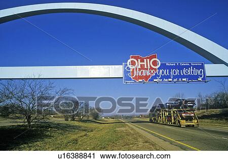 Welcome To Ohio Sign Stock Image U Fotosearch