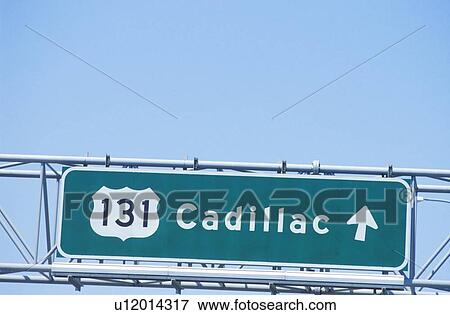 A sign that reads “131 Cadillac” View Large Photo Image Stock Photo - A sign that reads “131 Cadillac”. Fotosearch