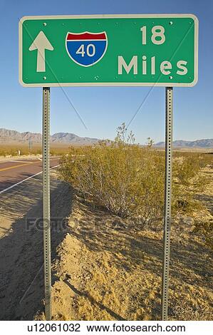 Interstate Highway sign View Large Photo Image Stock Image - Interstate Highway sign. Fotosearch