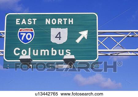 Road sign for Columbus, Ohio View Large Photo Image Stock Photography - Road sign for Columbus, Ohio. Fotosearch