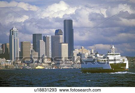 Seattle skyline View Large Photo Image Stock Image - Seattle skyline. Fotosearch
