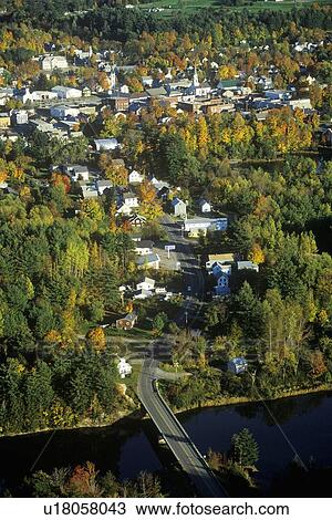 Stock Image - Aerial view of Morrisville. Fotosearch