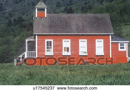 Stock Photo - Little Red Schoolhouse. Fotosearch
