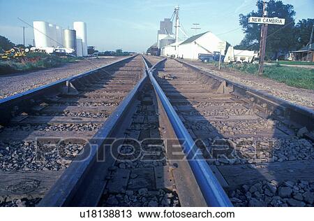 Railroad tracks View Large Photo Image Stock Image - Railroad tracks. Fotosearch