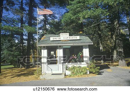 Stock Photograph - Tiny U. S. Post Office. Fotosearch