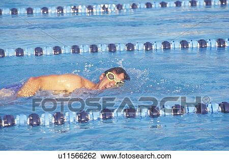 Freestyle swimmer View Large Photo Image Stock Image - Freestyle swimmer. Fotosearch