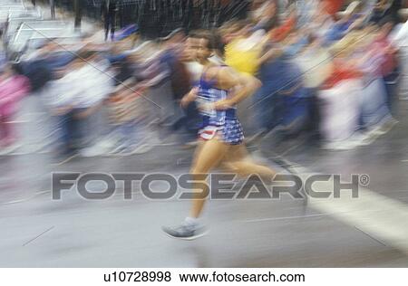 Runner in NY City Marathon, Brooklyn, NY View Large Photo Image Stock Photo - Runner in NY City Marathon, Brooklyn, NY. Fotosearch