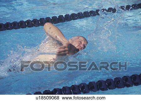 Swimmer in Senior Olympic Swimming Competition View Large Photo Image Stock Photo - Swimmer in Senior Olympic Swimming Competition. Fotosearch