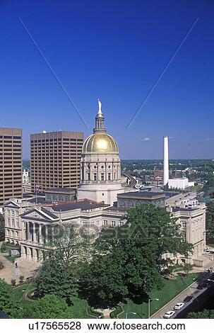 State Capitol of Georgia, Atlanta View Large Photo Image Stock Photo - State Capitol of Georgia, Atlanta. Fotosearch