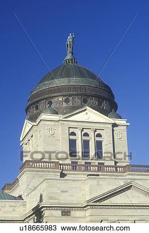 Stock Image - State Capitol of Montana, Helena. Fotosearch