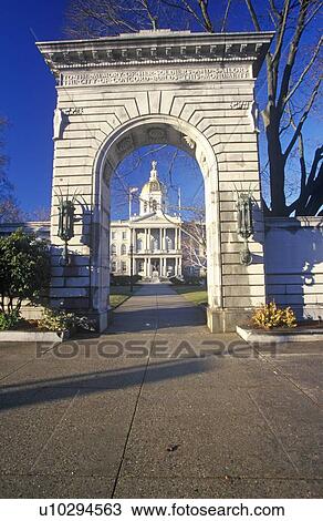 Stock Image - State Capitol of New Hampshire, Concord. Fotosearch
