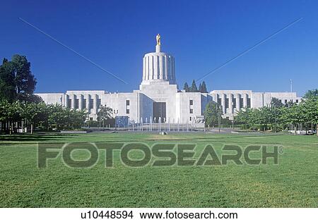 State Capitol of Oregon, Salem View Large Photo Image Picture - State Capitol of Oregon, Salem. Fotosearch