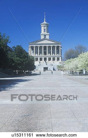 Stock Image - State Capitol of Tennessee, Nashville. Fotosearch