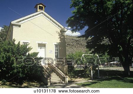 Stock Photo - Town hall, Toquerville, UT. Fotosearch