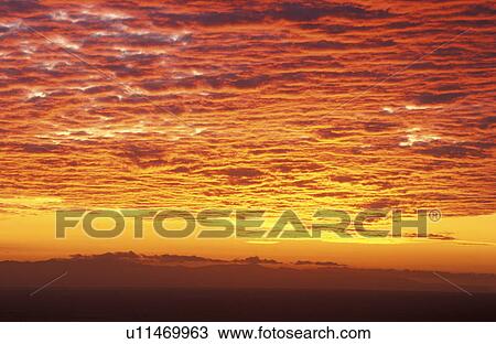 Clouds at Sunset View Large Photo Image Stock Image - Clouds at Sunset. Fotosearch
