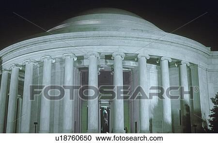 Jefferson Memorial at night View Large Photo Image Stock Image - Jefferson Memorial at night. Fotosearch